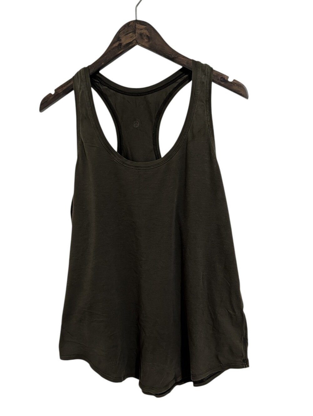 Lululemon Olive Green Racerback Tank Top Athletic Top